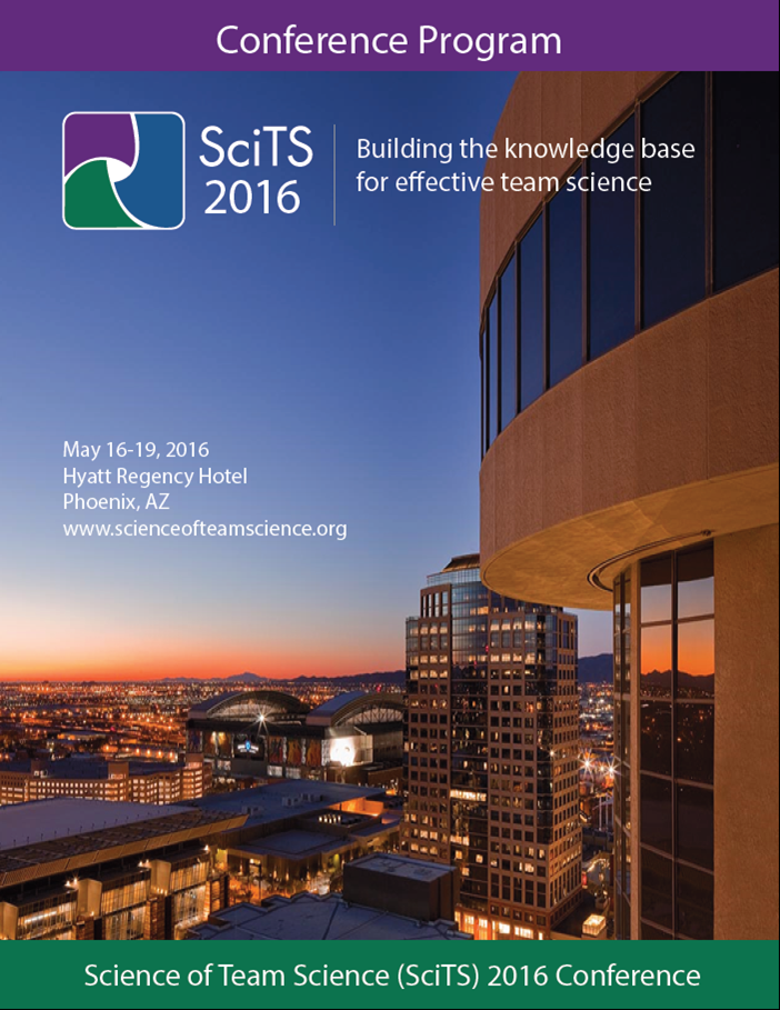 SciTS 2016 Program Cover